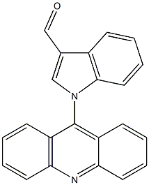 1-(Acridin-9-yl)-1H-indole-3-carbaldehyde Struktur