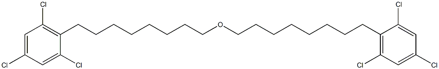 2,4,6-Trichlorophenyloctyl ether Struktur