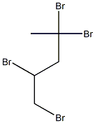 1,2,4,4-Tetrabromopentane Struktur