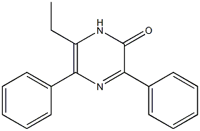 3-Phenyl-5-phenyl-6-ethylpyrazin-2(1H)-one Struktur