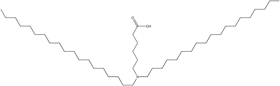 6-(Dinonadecylamino)hexanoic acid Struktur