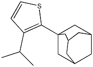 1-[3-(1-Methylethyl)-2-thienyl]adamantane Struktur