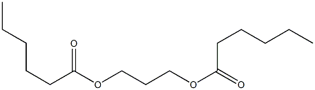 Dihexanoic acid 1,3-propanediyl ester Struktur