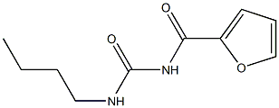 1-Butyl-3-(2-furoyl)urea Struktur