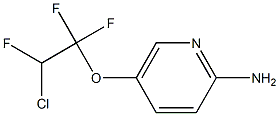 2-Amino-5-(2-chloro-1,1,2-trifluoroethoxy)pyridine Struktur