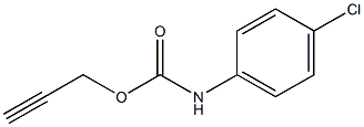 N-(4-Chlorophenyl)carbamic acid 2-propynyl ester Struktur