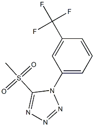 Methyl 1-(3-trifluoromethylphenyl)-1H-tetrazol-5-yl sulfone Struktur