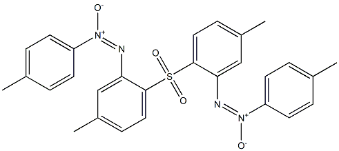 p-Tolyl-ONN-azoxy-p-tolyl sulfone Struktur