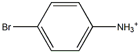 1-Bromo-4-aminobenzenium Struktur