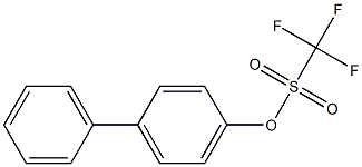 Trifluoromethanesulfonic acid 4-biphenylyl ester Struktur