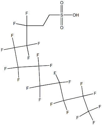 3,3,4,4,5,5,6,6,7,7,8,8,9,9,10,10,11,11,12,12,12-Henicosafluoro-1-dodecanesulfonic acid Struktur