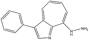 1-(3-Phenylcyclohepta[b]pyrrol-8-yl)hydrazine Struktur