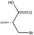 [R,(+)]-3-Bromo-2-methylpropionic acid Struktur