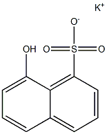 8-Hydroxy-1-naphthalenesulfonic acid potassium salt Struktur