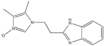 1-[2-(1H-Benzimidazol-2-yl)ethyl]-4,5-dimethyl-1H-imidazole 3-oxide Struktur