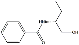 (+)-N-[(R)-1-(Hydroxymethyl)propyl]benzamide Struktur