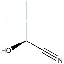 (2S)-3,3-Dimethyl-2-hydroxybutanenitrile Struktur