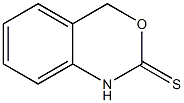 4H-3,1-Benzooxazine-2(1H)-thione Struktur