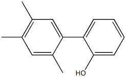 2-(2,4,5-Trimethylphenyl)phenol Struktur