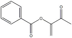 Benzoic acid 1-acetylethenyl ester Struktur