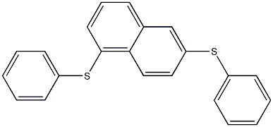 1,6-Di(phenylthio)naphthalene Struktur