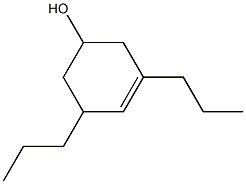 3,5-Dipropyl-3-cyclohexen-1-ol Struktur