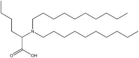 2-(Didecylamino)hexanoic acid Struktur