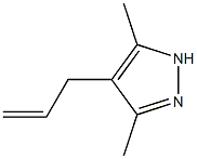 4-Allyl-3,5-dimethyl-1H-pyrazole Struktur