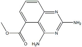 2,4-Diaminoquinazoline-5-carboxylic acid methyl ester Struktur