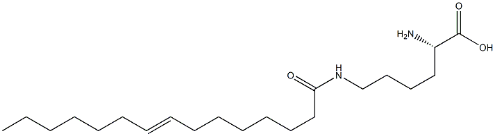 N6-(8-Pentadecenoyl)lysine Struktur