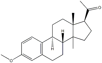 3-Methoxy-14-methyl-19-norpregna-1,3,5(10)-trien-20-one Struktur