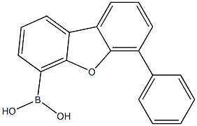 6-phenyldibenzofuran-4-boronic acid Struktur