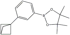 2-(3-(Bicyclo[1.1.1]pentan-1-yl)phenyl)-4,4,5,5-tetramethyl-1,3,2-dioxaborolane Struktur