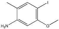 4-Iodo-5-methoxy-2-methyl-phenylamine Struktur