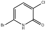 6-Bromo-3-chloropyridin-2-ol Struktur