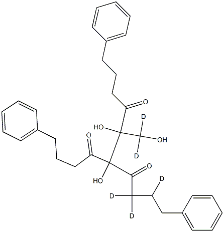 Tri(4-phenylbutyryl)glycerol-d5 Struktur