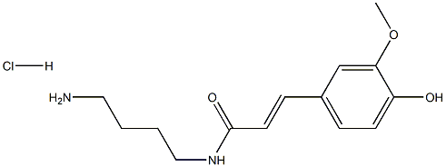 Feruloylputrescine Hydrochloride Struktur