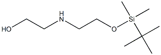 2-[[2-[[(1,1-Dimethylethyl)dimethylsilyl]oxy]ethyl]amino]ethanol Struktur