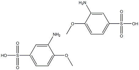 O-ANISIDINE-5-SULFONIC ACID o-Aminoanisole-4-sulfonic acid Struktur