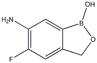 6-amino-5-fluorobenzo[c][1,2]oxaborol-1(3H)-ol Struktur