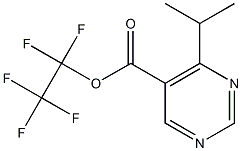 4-ISOPROPYL-5-PENTAFLUOROETHYL-PYRIMIDINE-5-CARBOXYLIC ACID Struktur