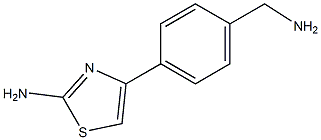 4-(4-AMINOMETHYL-PHENYL)-THIAZOL-2-YLAMINE Struktur