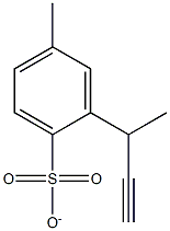 1-BUTYN-3-YL-P-TOLUENESULFONATE Struktur