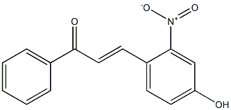 4Hydroxy-2-NitroChalcone Struktur