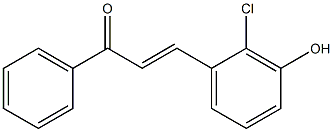 2-Chloro-3HydroxyChalcone Struktur