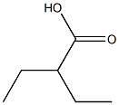 2-Ethylbutyric acid Struktur