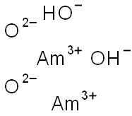 Americium dioxide dihydroxide Struktur