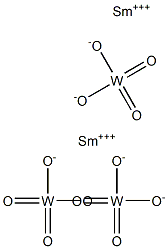 Samarium(III) tungstate Struktur