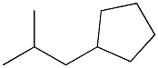 2-iso-BUTYLCYCLOPENTANE Struktur