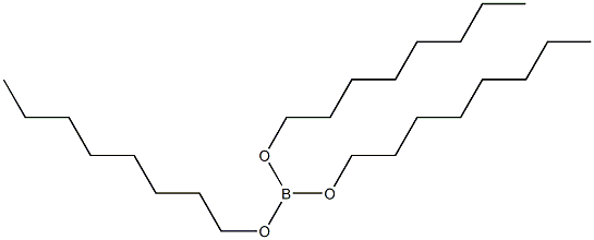 Trioctyl borate Struktur